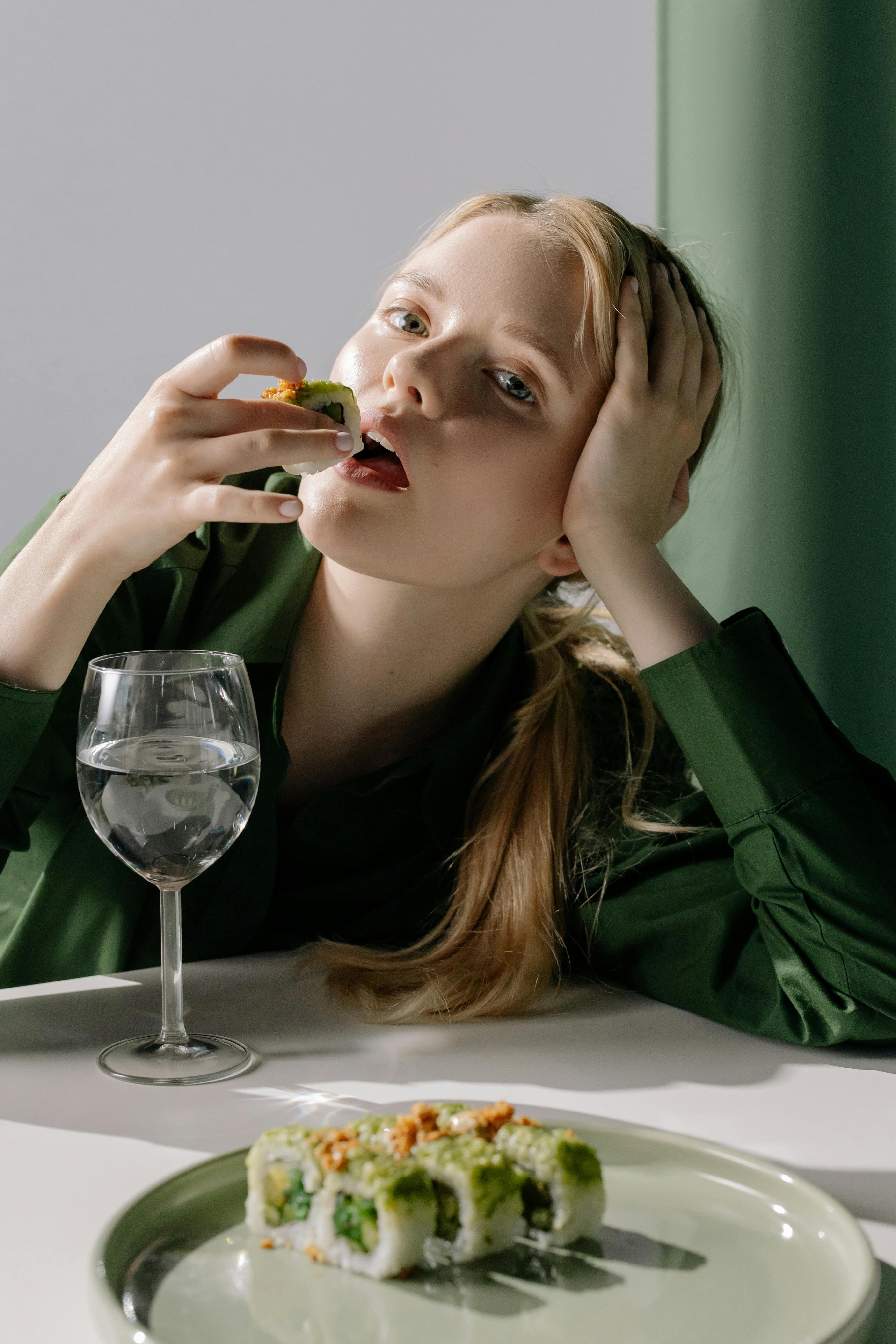Woman Dining